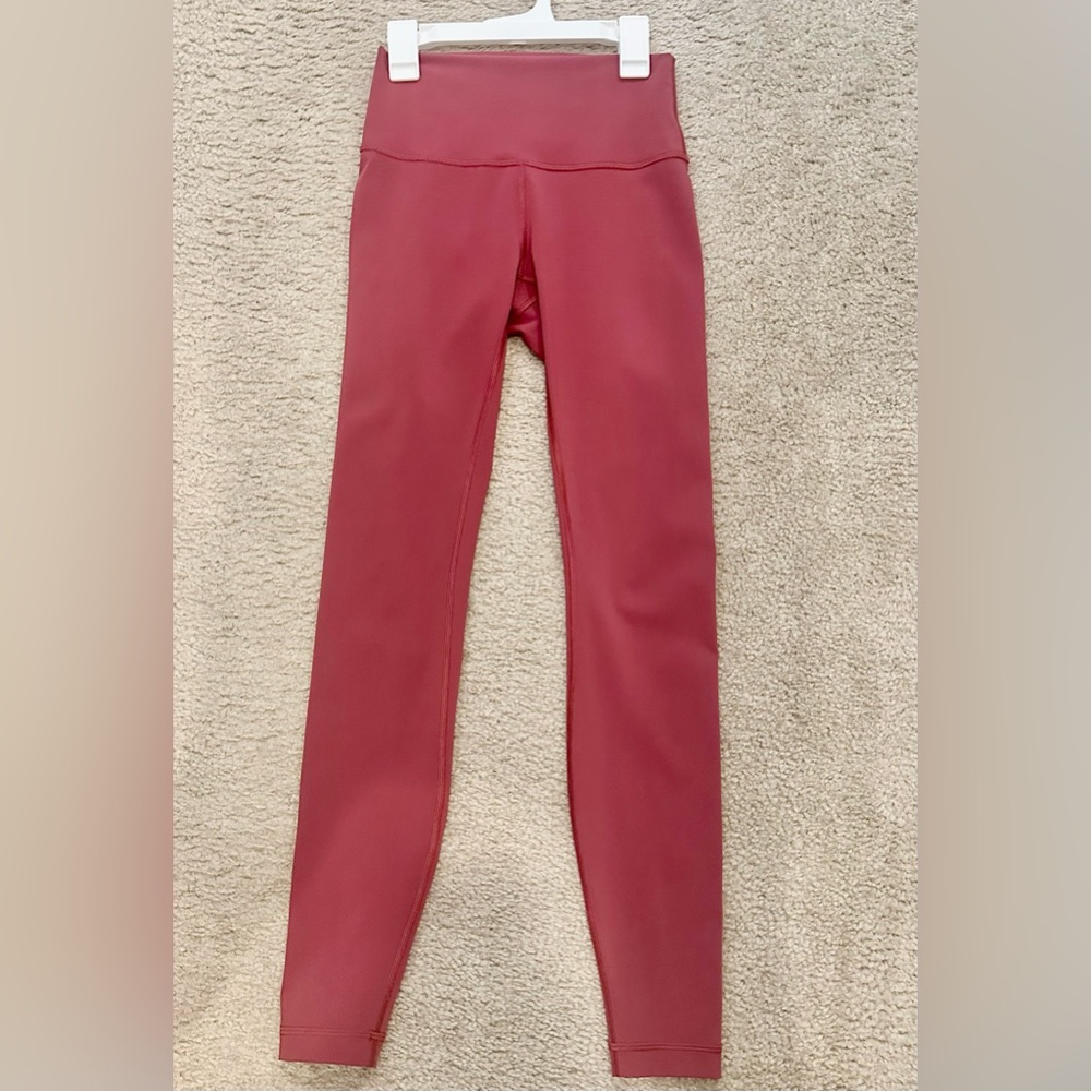 High-Waisted Lululemon Pink Leggings